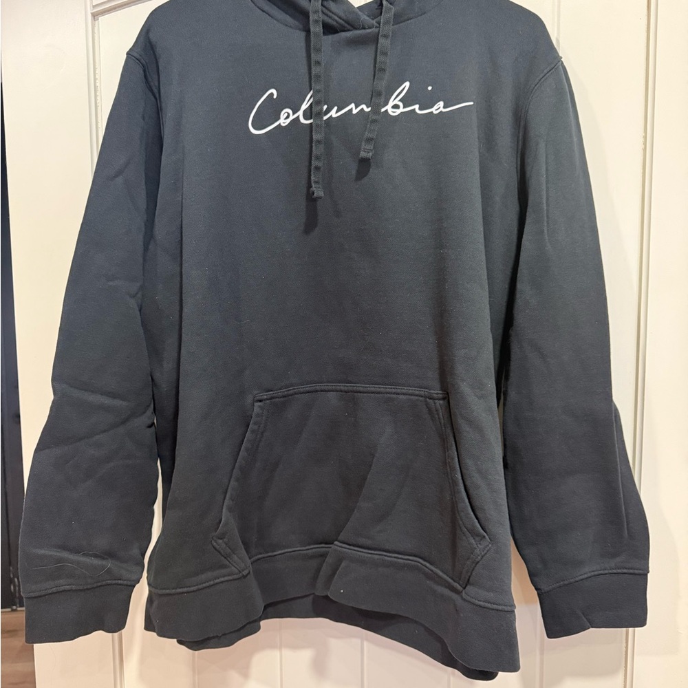 Columbia Women's Script-Logo Hoodie Sweatshirt - Black